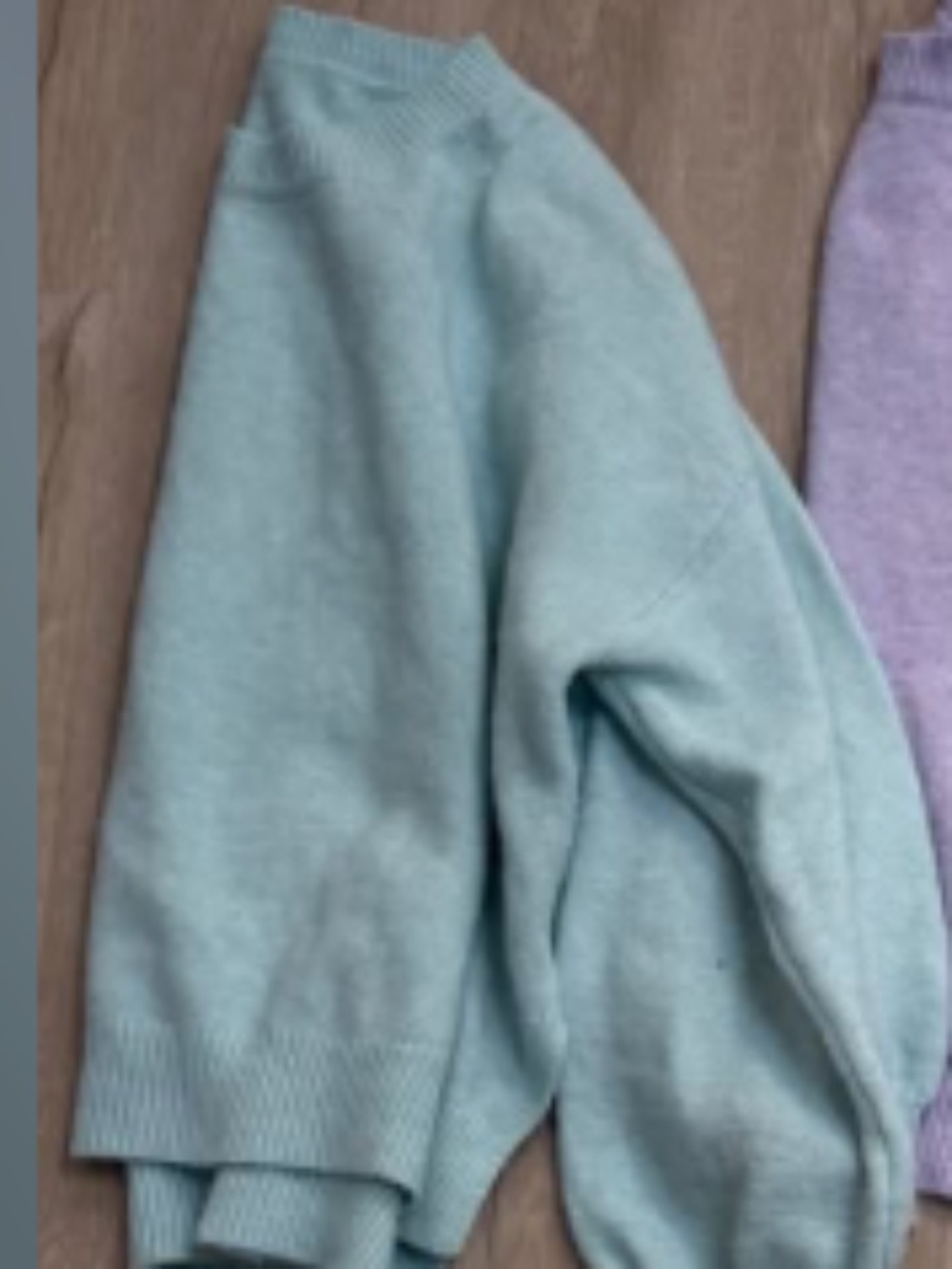 BRAND NEW Womens Trendy/Viral Light Blue Pastel Long Sleeve Pull Over Sweater